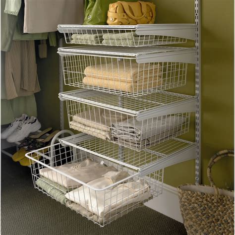Closetmaid 21 In X 27 In X 17 In White Wire Drawer Unit In The Wire