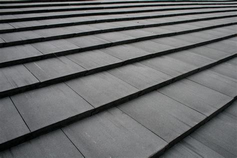 Charcoal Flat Cement Roof Tile
