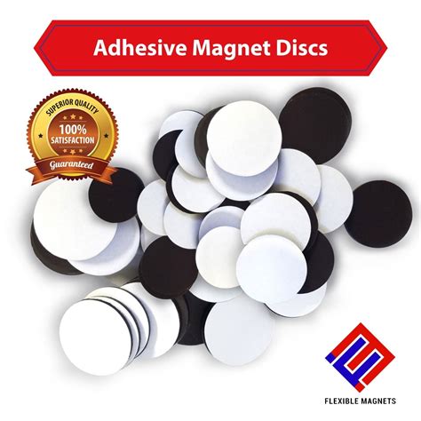 Round Magnet Discs With Adhesive Backing Many Sizes And Pack Quantities Great For Crafts