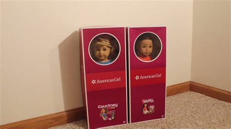 Opening Review Of American Girl Dolls Courtney And Nanea Youtube