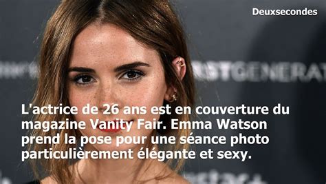 Emma Watson Pose Seins Nus Pour Le Magazine Vanity Fair Vid O Dailymotion