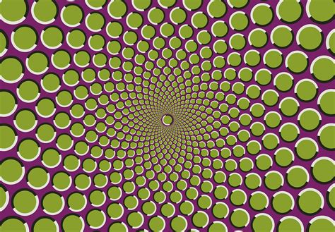 Motion illusion - static images appear to be moving