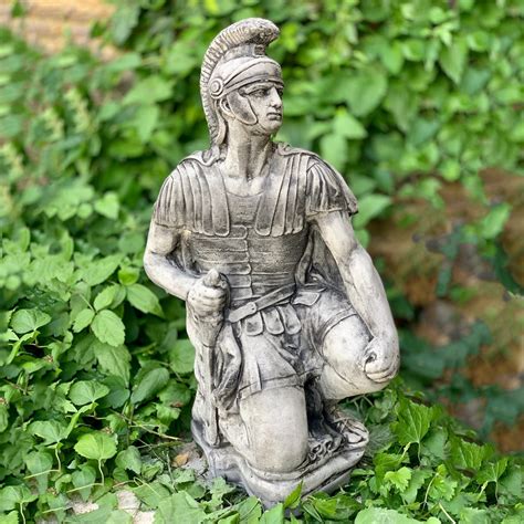 Large Roman Soldier Warrior Massive Greek Statue For Garden Sculpture