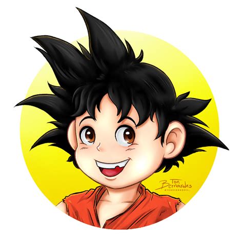 Artstation Kid Goku Redesign