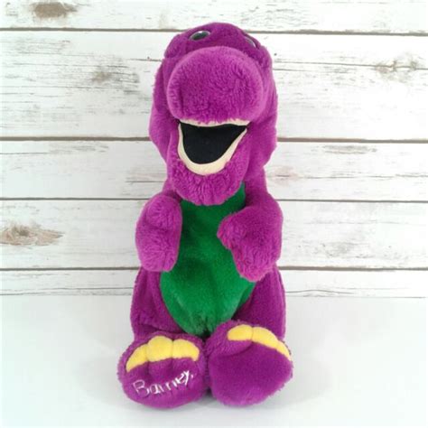 The Lyons Group 13 Barney Plush 1992 Purple Dinosaur Open Mouth Ebay