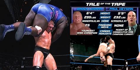 10 brock lesnar smackdown matches you completely forgot about