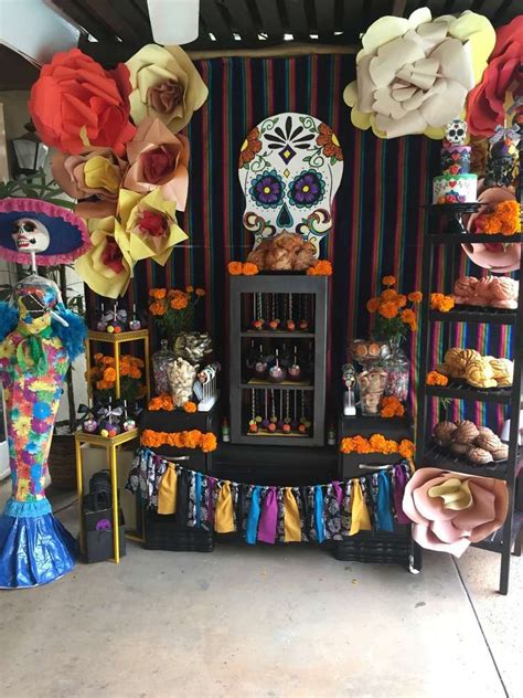 Dia De Los Muertosday Of The Dead Halloween Party Ideas Photo 2 Of