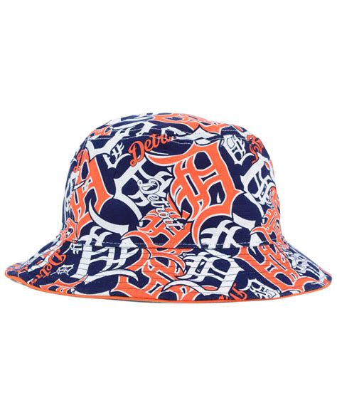From detroit tigers snapbacks and adjustable hats to tigers beanies and fitted hats, we have the perfect detroit tigers cap for you or a fellow fan. 47 Brand Detroit Tigers Bravado Bucket Hat in Navy (Blue) for Men - Lyst