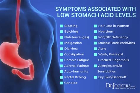 Causes And Symptoms Of Low Stomach Acid