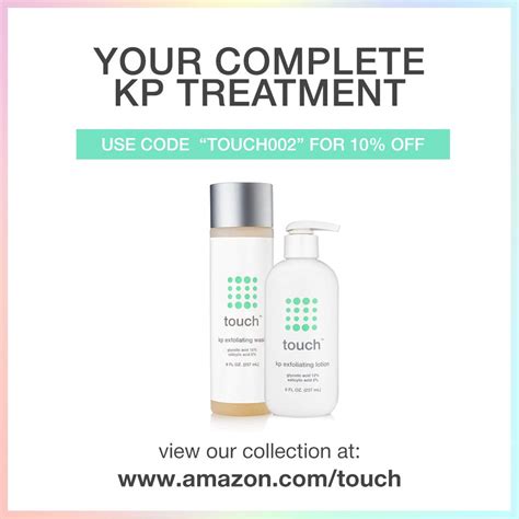 Touch Keratosis Pilaris And Acne Exfoliating Body Wash Cleanser Kp