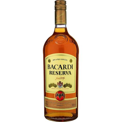 Bacardi Reserve 1 Liter Rum Licorea