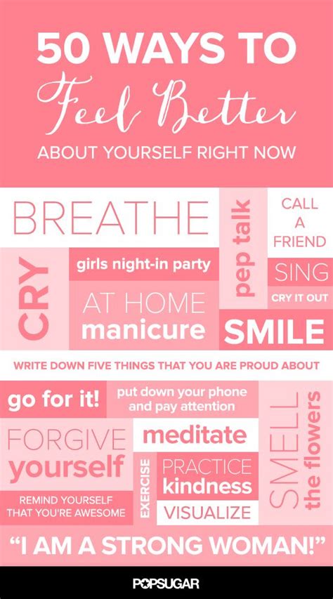50 Ways To Feel Better About Yourself Right Now Its Important To Groom