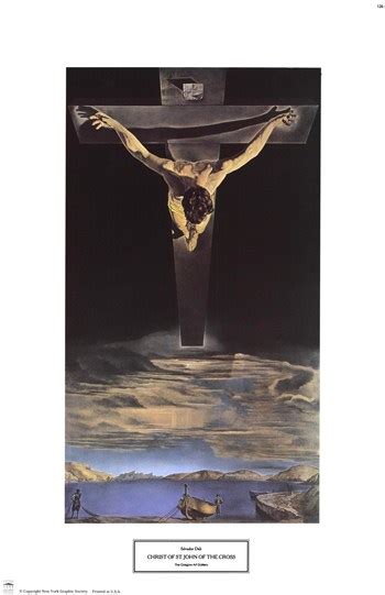 Christ Of St John Of The Cross C1951 Fine Art Print Crucifixion