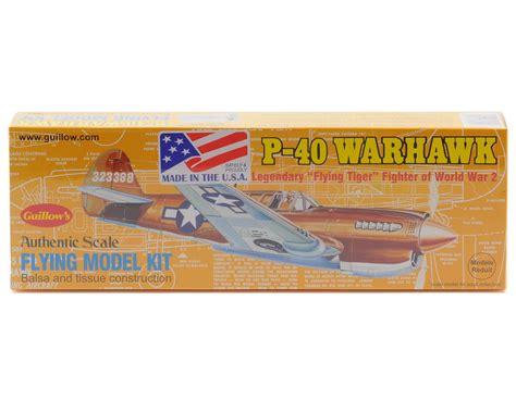 Guillows P 40 Warhawk Flying Model Kit Gui501 Amain Hobbies