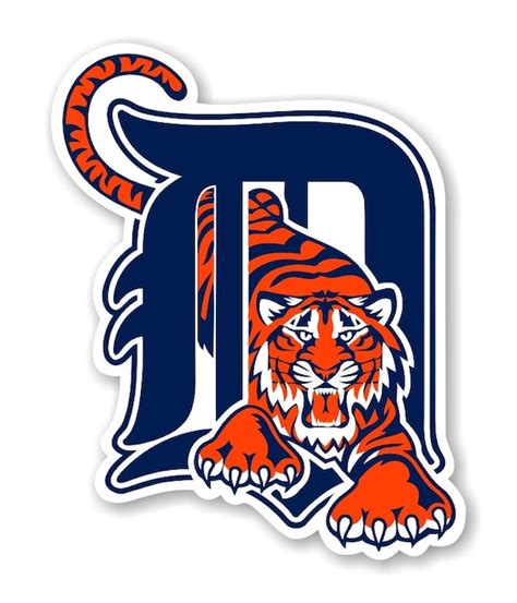 Detroit Tigers Decal Sticker Die Cut Etsy
