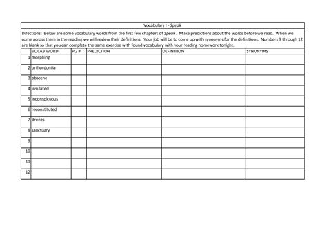 12 Best Images of Blank Worksheet Activities - Printable Blank Writing
