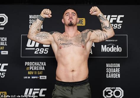 British Mma Star Tom Aspinall Weighs In 18lbs Heavier Than Rival Sergei Pavlovich As Ufc 295 Co