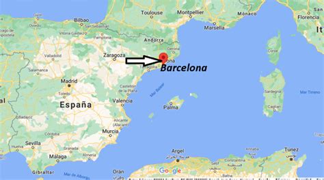 Dónde está Barcelona Dónde está la ciudad