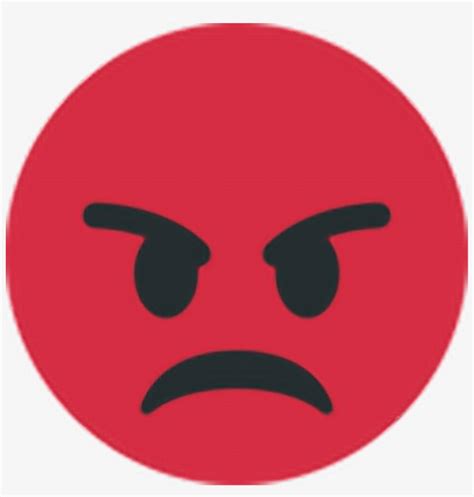 Red Angry Emoji Emoji Irado Transparent Png 1024x1024 Free