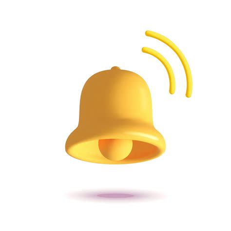 3d Vector Notification Reminder Ringing Bell Icon Design 10955672