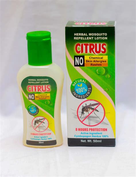 Anti Dengue Citrus 100 Herbal Mosquito Repellent Lotion La Ceykem