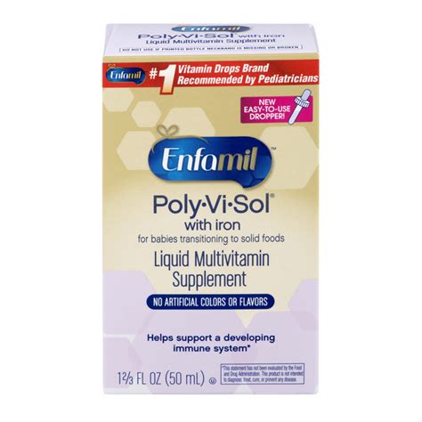 Save On Enfamil Poly Vi Sol Multivitamin Supplement Drops With Iron
