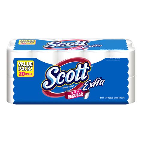Scott Extra Toilet Tissue Rolls Regular 2 Ply Ntuc Fairprice