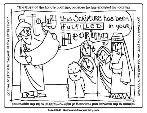 Kids should understand the boundaries. Bible Story Coloring Pages: Winter 2018-2019 - Illustrated ...