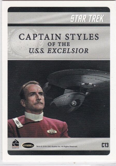 Star Trek 50th Anniversary Starfleet Captains C13 Captain Styles Uss