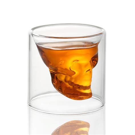 Skull Whiskey Glass Set Of 2 Glassfellas