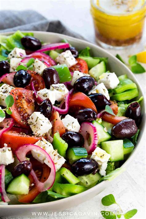 Greek Salad Recipe Jessica Gavin