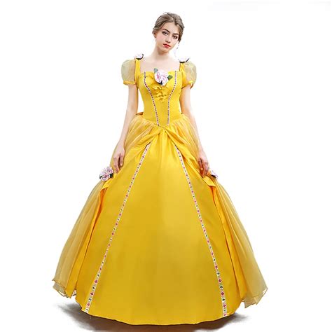 Adult Beauty And The Beast Princess Belle Enchanting Costume Deluxe