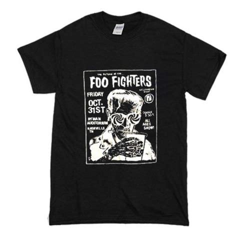 Foo Fighters Halloween T Shirt Oztmu Halloween Tshirts Foo Fighters Shirt Shirts