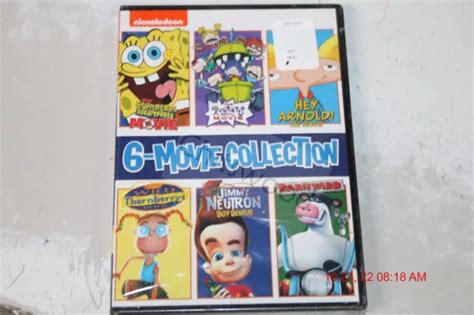 Nickelodeon Animated Movies Collection Dvd 2017 6 Disc Set Very