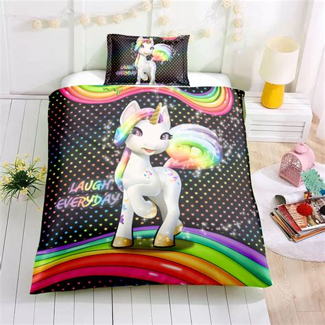 Get the baby bedding you want from the brands you love today at sears. Rainbow Kids Bedding Set For Baby Girl - Colorful Dotted ...