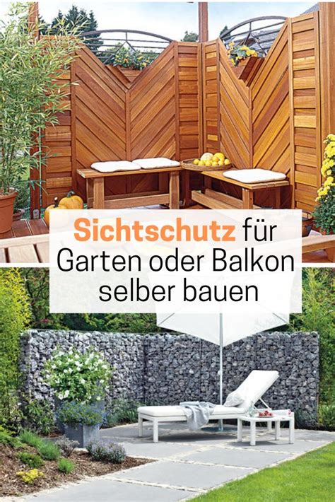 Breite und schmale hölzer können nach einem regelmäßigen muster angebracht werden, sie können aber auch frei wechseln. Sichtschutz selber bauen | selbst.de | Sichtschutz selber ...