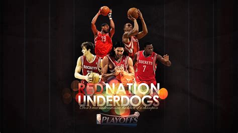 Download Houston Rockets Red Nation Underdogs Wallpaper