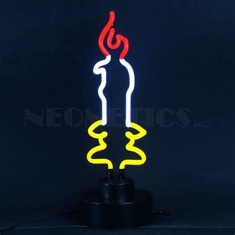 Candle Neon Sculpture Sculptures Neon Signs Everything Neon