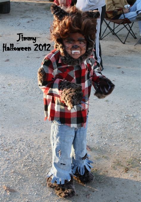 Too babyish for him, he said. Jimmy's homemade werewolf costume | Halloween | Pinterest