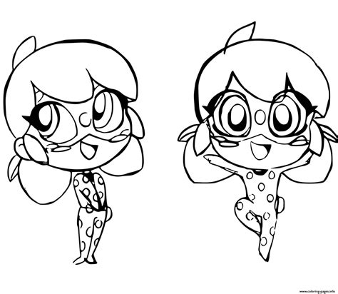 Miraculous ladybug anime par jade. Cute Ladybug Kawaii Coloring Pages Printable