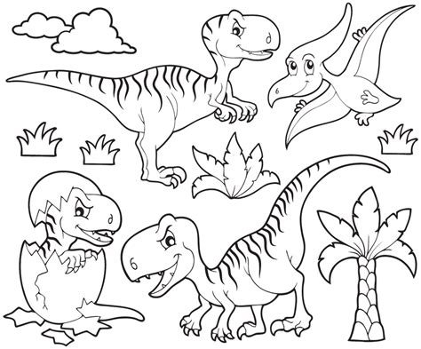 Coloriage Coloriages Dinosaure Dinosaure Doigts