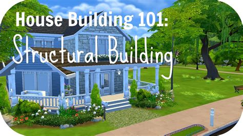 The Sims 4 Tutorial Building Tips Pt1 Structural Building Walls