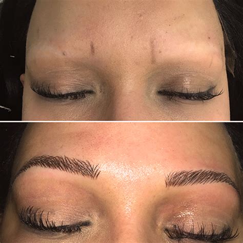 I didn't change the shape she drew, though. Now Offering Microblading for Eyebrows