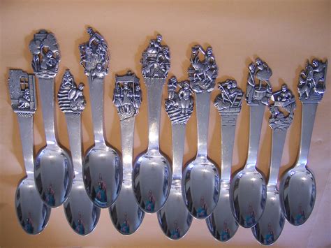 hans christian andersen fairy tale spoons in danish silver — jane alexiadis