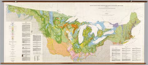 Glacial Map Of The United States East Of The Rocky Mountains The