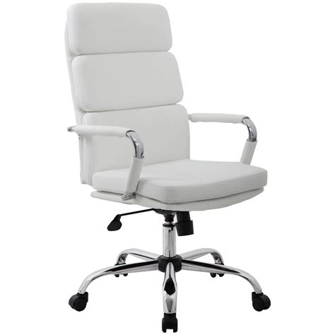 Boston Executive White Office Chair From Our Leather Office Chairs Range
