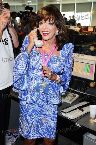 Photos And Pictures Joan Collins On The Trading Floor Of BGC As Part
