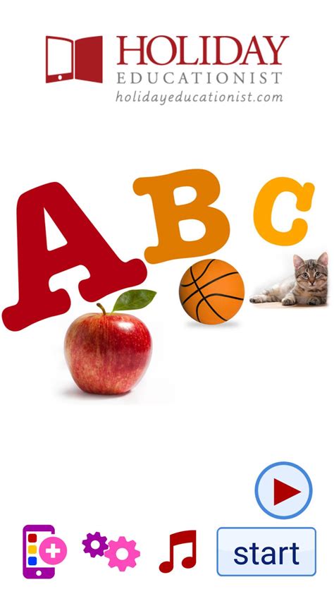 Abc Alphabets Learning Flashcard For Toddlers Kids For Android Apk