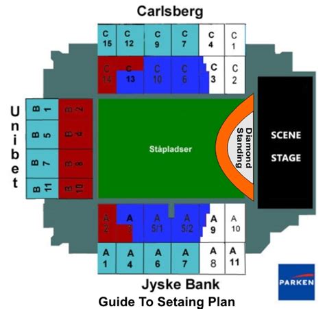 Ordensreglementet er gældende for arrangement i parken. Parken Stadium Copenhagen