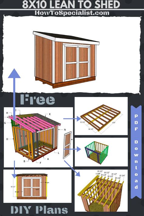 How To Build A 8x10 Shed Step By Step Shed Kit Plans